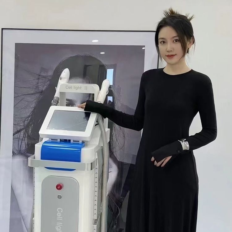 Depilação fotofacial com luz celular DPL