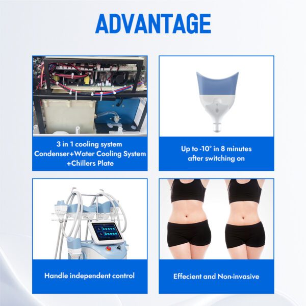S9 360 Weight Loss Fat Freezing Machine Cellulite Reduction Cryolipolysis Fat Freezing Cryolipolysis Slimming Machine - Image 3