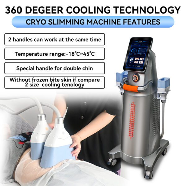 S26 2 in 1 Cryolipolysis Endos Velapro Inner Ball Roller Massager Slimming Machine - 画像 4