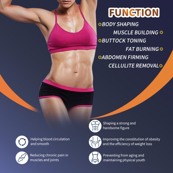 A0240 5 in 1 Emslim EMS Muscle Stimulation Teslasculpt Muscle Building - Imagen 7