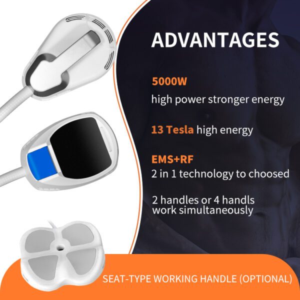 A0240 5 in 1 Emslim EMS Muscle Stimulation Teslasculpt Muscle Building - Imagen 6