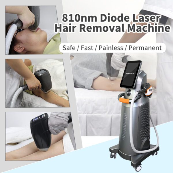 A0426 755/1064/810/940nm Diode Laser Hair Removal Beauty Machine - Imagen 3