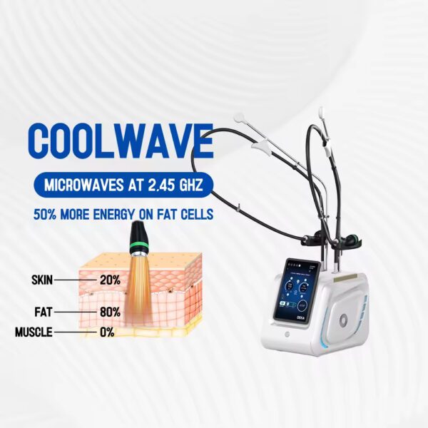 A0923 Cool Wave Machine Microwave Therapy Machine Body Shaping Skin Tightening  Beauty Equipment Coolwave Machine - Imagen 2